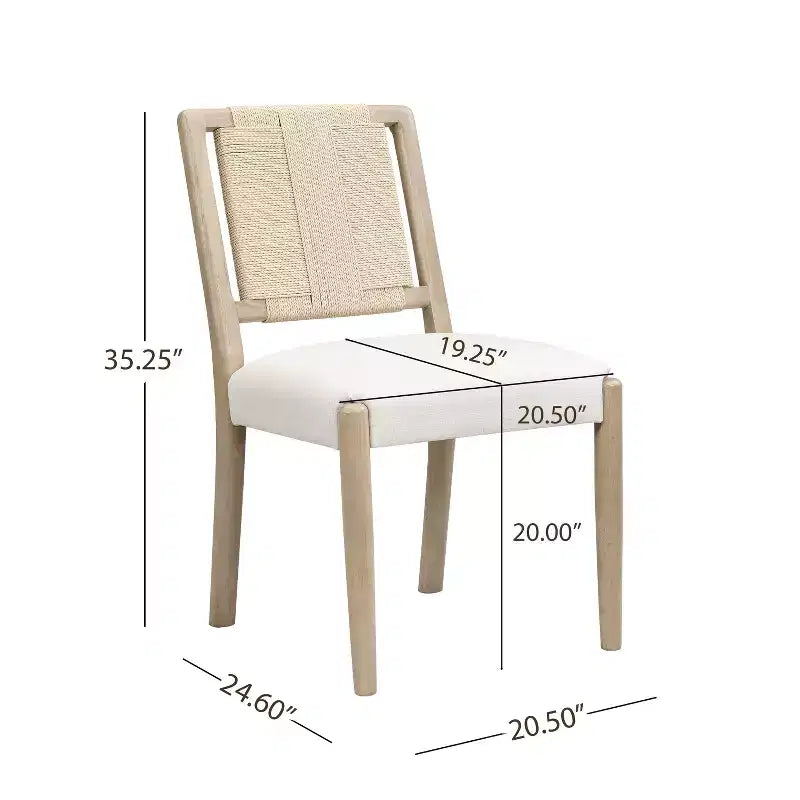 Christopher Knight Home Seema modernes 5-teiliges rundes Esszimmertisch-Set mit gepolsterten Stühlen aus Gummibaumholz