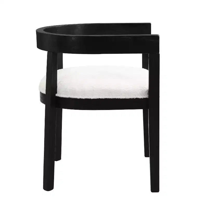 Set moderno da pranzo rotondo Christopher Knight Home Sonal da 5 pezzi con 4 sedie imbottite in legno di caucciù