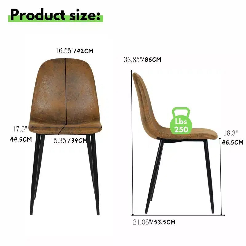 Комплект за хранене FurnitureR от 7 части за 6 души, модерна трапезна маса от MDF с 6 стола, тапицирани с велур, с метални крака, комплект за кухня и трапезария за дома
