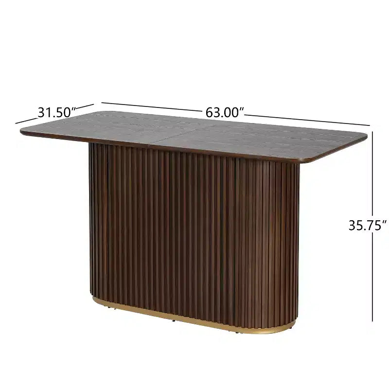 Christopher Knight Home Iwinie modernes 5-teiliges Esstisch-Set mit Säulen-Holztisch und gepolsterten Metall-Barhockern
