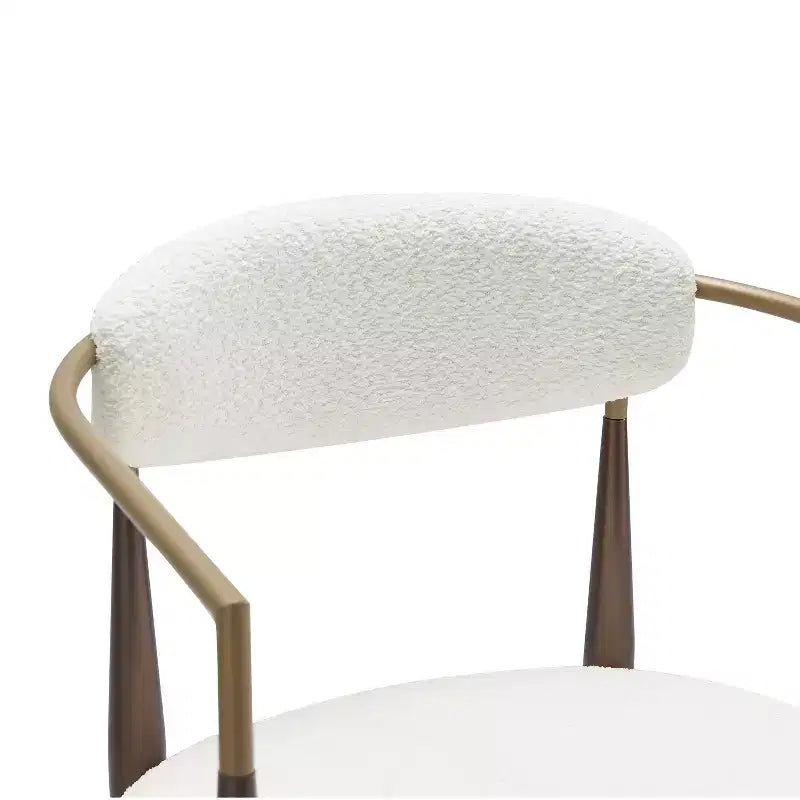 Christopher Knight Home Iwinie modernes 5-teiliges Esstisch-Set mit Säulen-Holztisch und gepolsterten Metall-Barhockern