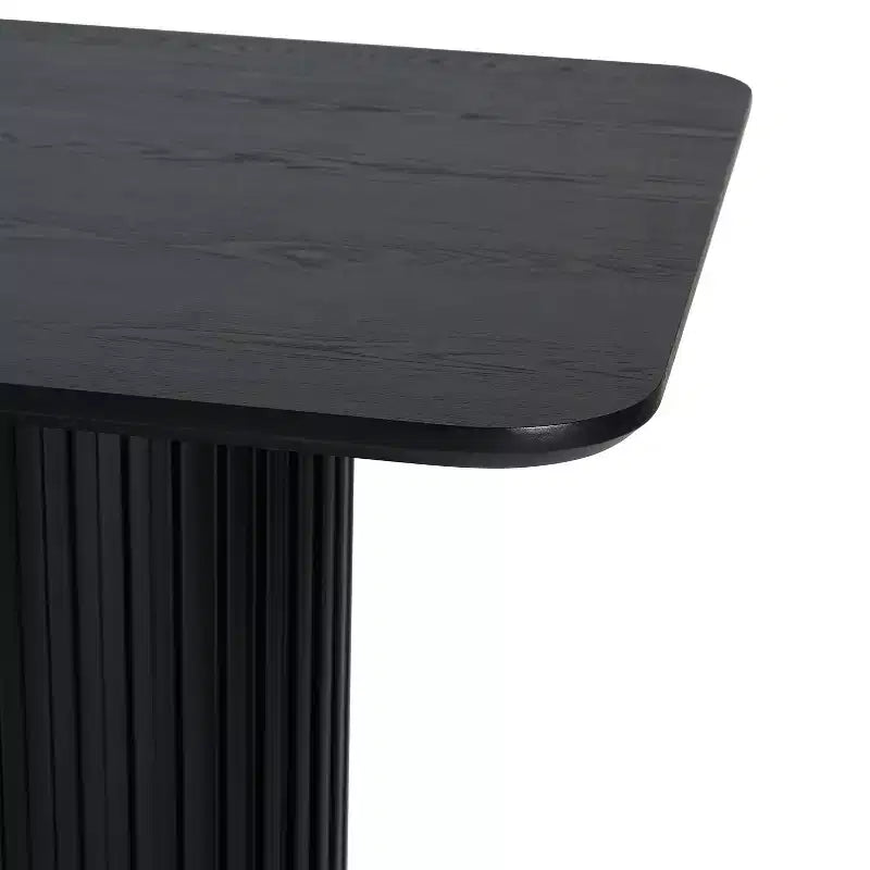 Christopher Knight Home Iwinie modernes 5-teiliges Esstisch-Set mit Säulen-Holztisch und gepolsterten Metall-Barhockern