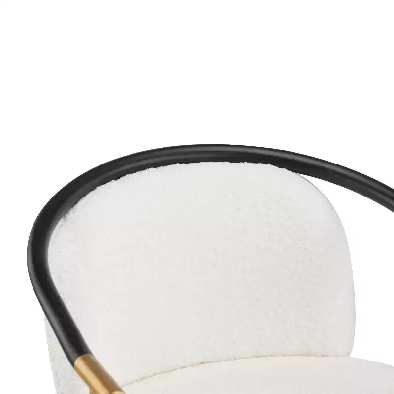 Christopher Knight Home Kun 3-teiliges modernes Set aus Bouclé-gepolsterten Barhockern mit langem geriffeltem Tisch