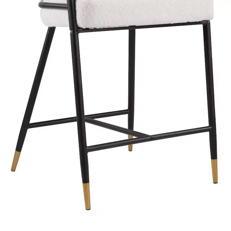 Christopher Knight Home Kun 3-teiliges modernes Set aus Bouclé-gepolsterten Barhockern mit langem geriffeltem Tisch