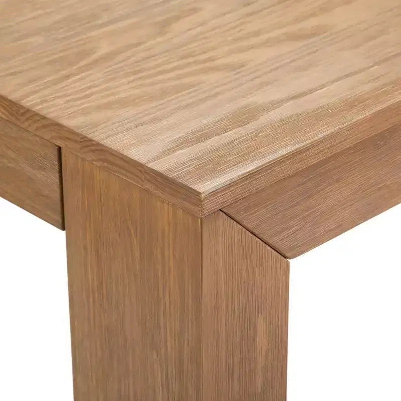 Plank+Beam modernes Esszimmerset aus Massivholz mit 2 Bänken für 6 Personen