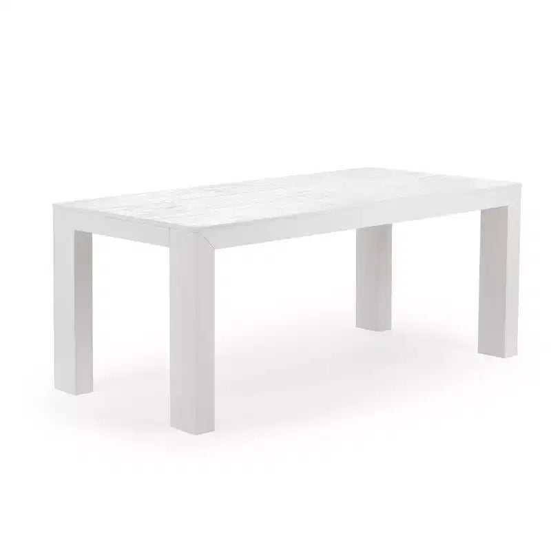 Plank+Beam modernes Esszimmerset aus Massivholz mit 2 Bänken für 6 Personen