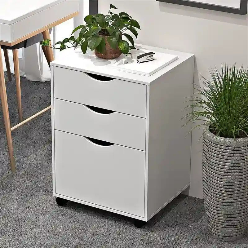 3 Drawers Storage Cabinet - 15.5D x 18.1W x 24H